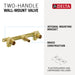 Delta Ara Two Handle Wall Mount Rough