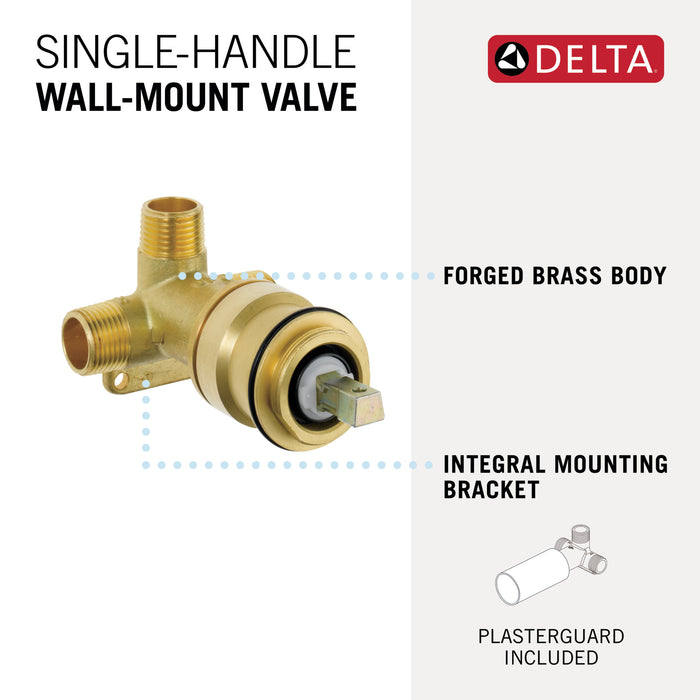 Delta Tesla Single Handle Wall Mount Rough