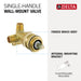 Delta Tesla Single Handle Wall Mount Rough
