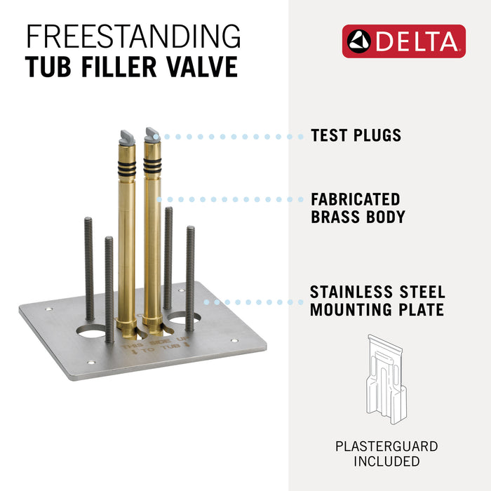 Delta Trinsic:R4700 Floor Mount Tub Filler - Rough