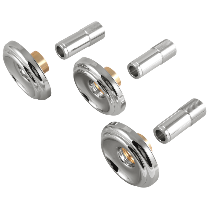 Delta RP18312 Escutcheons & Sleeves (3) - 3H Tub & Shower