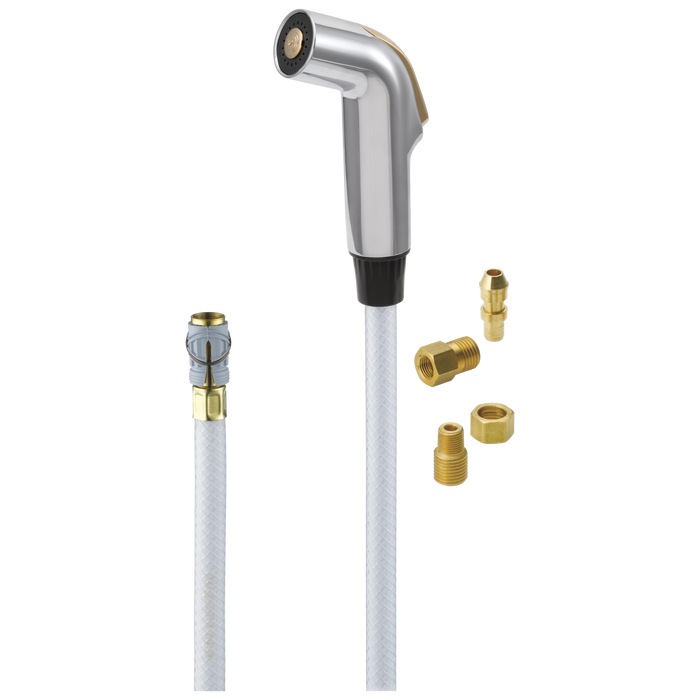 Delta RP28900WH Side Spray & Hose Assembly, Chrome Brass