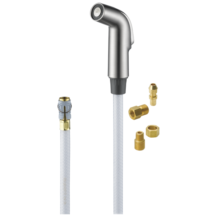 Delta RP28900WH Side Spray & Hose Assembly, Stainless Steel