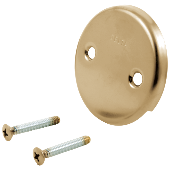 Delta:RP31556 Overflow Plate & Screws - No Trip Lever