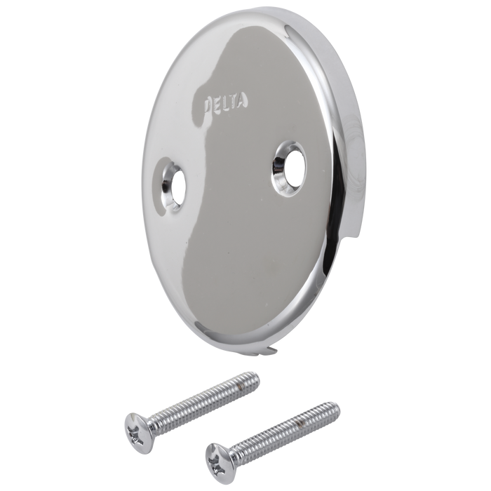 Delta:RP31556 Overflow Plate & Screws - No Trip Lever