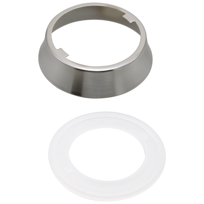 Delta Signature Pullouts RP32528 Escutcheon & Gasket - Pull-Out, Stainless Steel