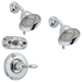 Delta Universal Showering Components RP34355SS Premium 3-Setting Shower Head, Chrome Brass