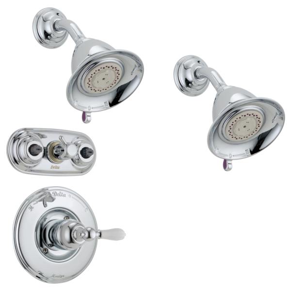 Delta Universal Showering Components RP34355SS Premium 3-Setting Shower Head, Chrome