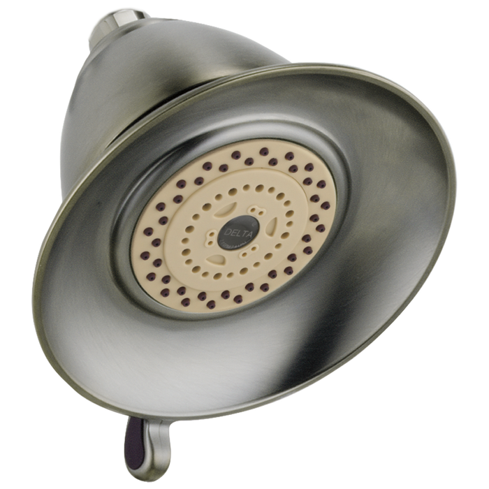 Delta Universal Showering Components RP34355SS Premium 3-Setting Shower Head, Stainless