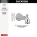 Delta Victorian RP34357SS Tub Spout - Pull-Up Diverter, Chrome
