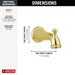 Delta Victorian RP34357SS Tub Spout - Pull-Up Diverter, Polished Brass