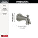 Delta Victorian RP34357SS Tub Spout - Pull-Up Diverter, Stainless