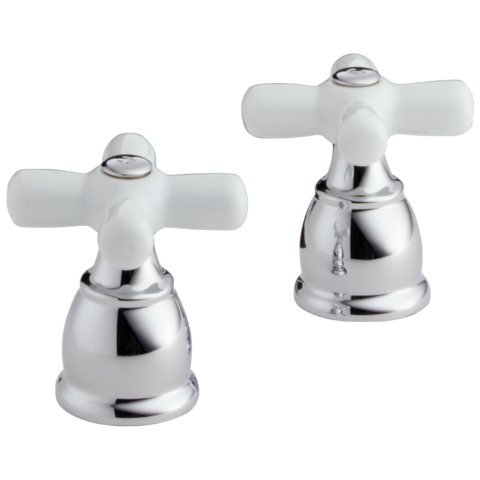 Peerless RP41678 Single Metal Cross Handle Kit with Button and Screw