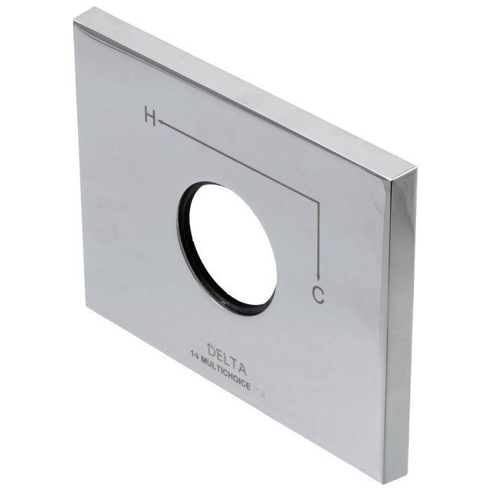 Delta RP51036SS Escutcheon Kit - Tub & Shower, Chrome