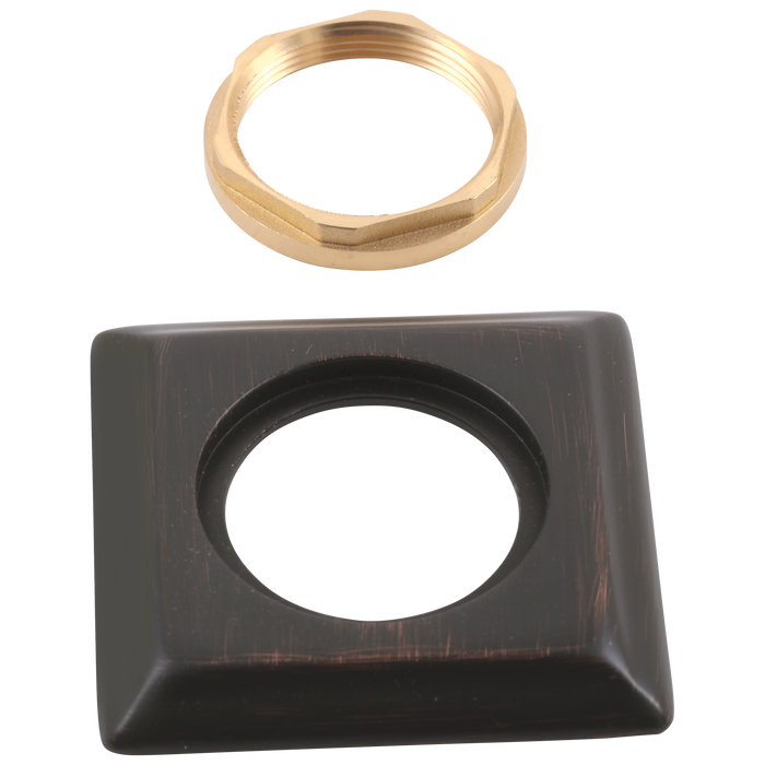 Delta Dryden RP53410 Handle Base, Nut & Gasket - Roman Tub, Venetian Bronze