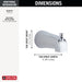 Delta RP61357OB Tub Spout - Pull-Up Diverter, Chrome