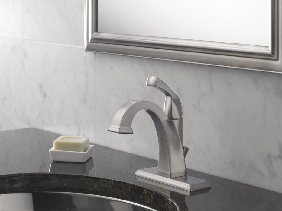 Delta Dryden RP61840SP Escutcheon - 3 Hole - 1H Bathroom, Spotshield Stainless