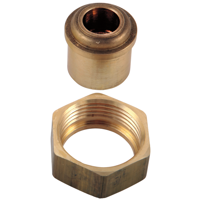 Delta RP6203 Coupling Nuts & Tailpieces (2) - 2 or 3H Tub & Shower