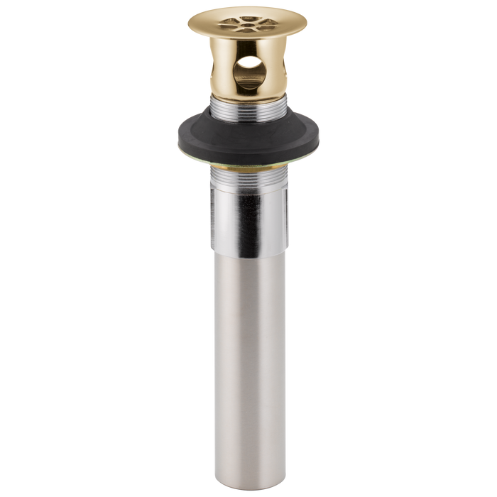 Delta RP6346BL Grid Strainer w/ Overflow - Vessel Bathroom, Champagne Bronze
