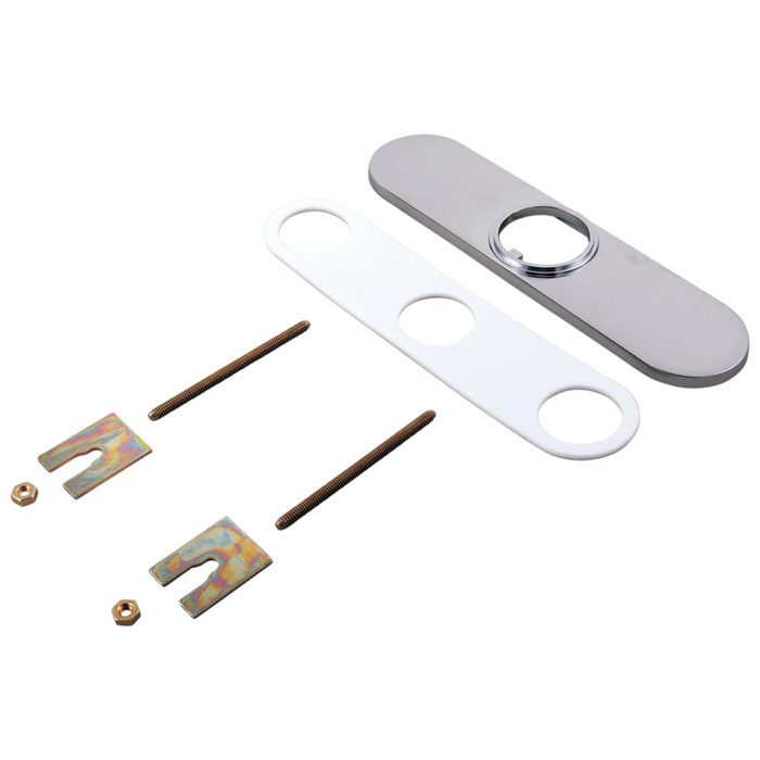Delta Trinsic RP64070BL Escutcheon & Gasket - 8", Arctic Stainless