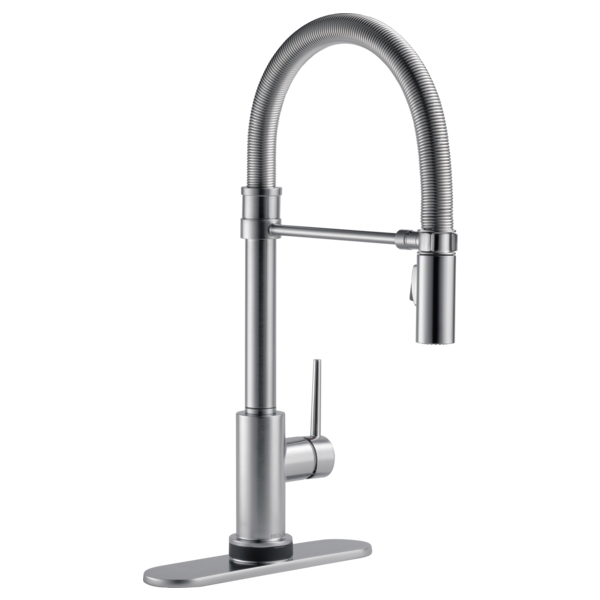 Delta Trinsic RP64070BL Escutcheon & Gasket - 8", Arctic Stainless