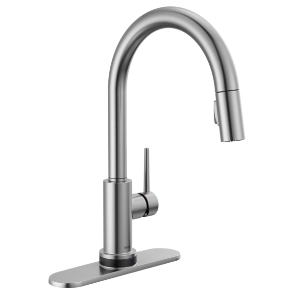 Delta Trinsic RP64070BL Escutcheon & Gasket - 8", Arctic Stainless