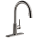 Delta Trinsic RP64070BL Escutcheon & Gasket - 8", Black Stainless