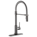 Delta Trinsic RP64070BL Escutcheon & Gasket - 8", Black Stainless