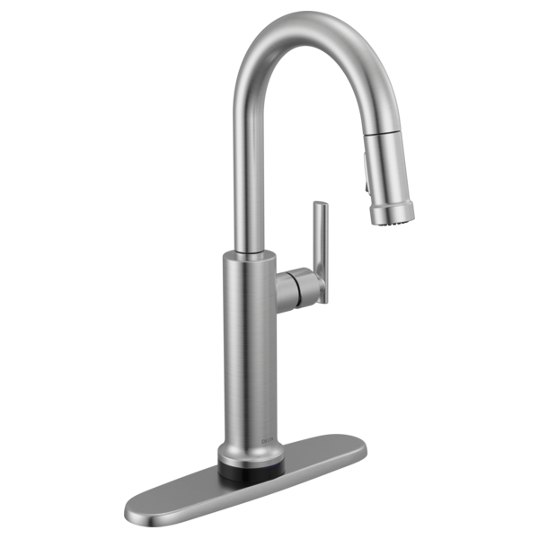 Delta Allora RP64472AR Escutcheon, Base & Gasket, Arctic Stainless