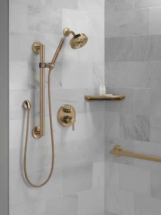 Delta Universal Showering Components RP70175RB H2OKINETIC Single-Setting Raincan Shower Head, champagne bronze - view 3
