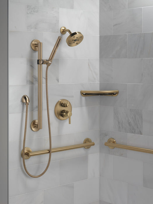 Delta Universal Showering Components RP70175RB H2OKINETIC Single-Setting Raincan Shower Head, champagne bronze - view 4
