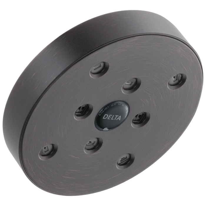 Delta Universal Showering Components RP70175RB H2OKINETIC Single-Setting Raincan Shower Head, venetian bronze
