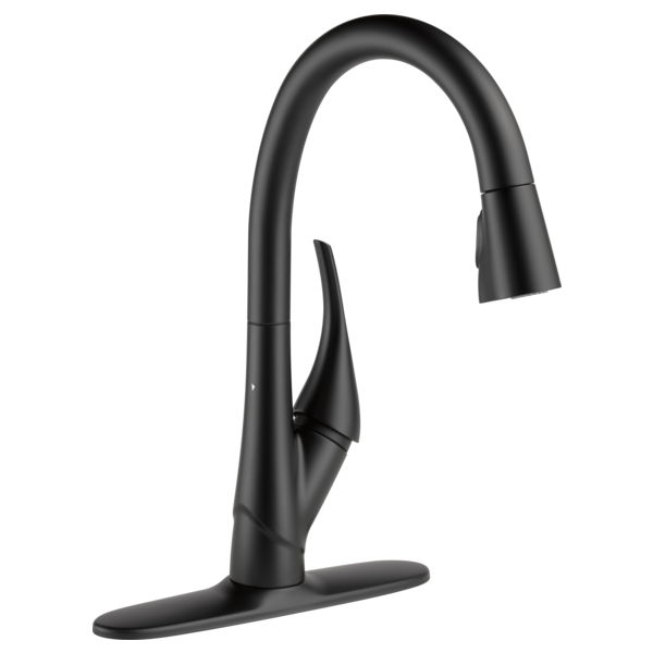 Delta Marca RP70714CZ Escutcheon and Gasket, Matte Black