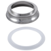Delta Cassidy RP72712RB Escutcheon w/ Gasket - 1 Hole Bathroom, Stainless Steel