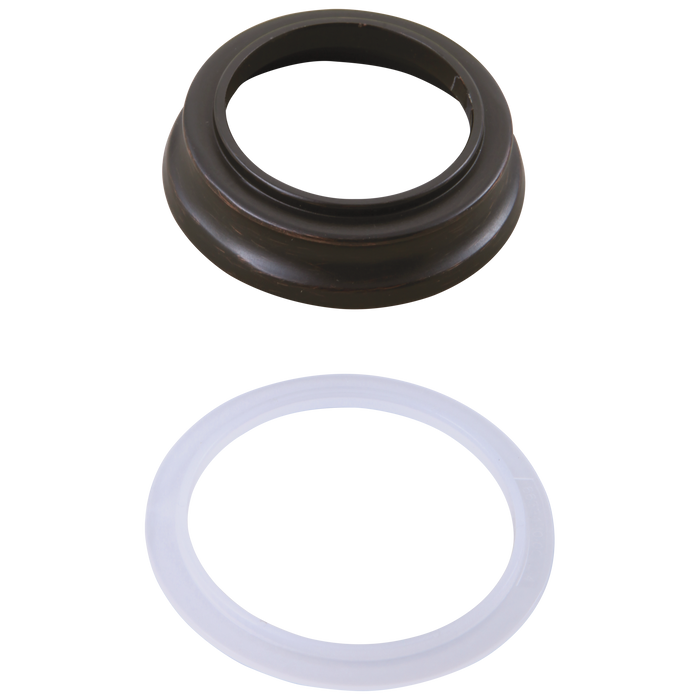 Delta Cassidy RP72712RB Escutcheon w/ Gasket - 1 Hole Bathroom, Venetian Bronze
