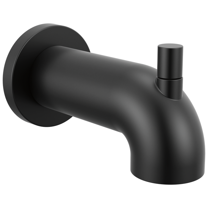 Delta Alux RP73371BL Tub Spout - Pull-Up Diverter, Matte Black