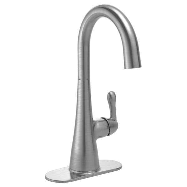 Delta RP77702CZ Escutcheon & Gasket - Transitional / Contemporary Bar, Arctic Stainless