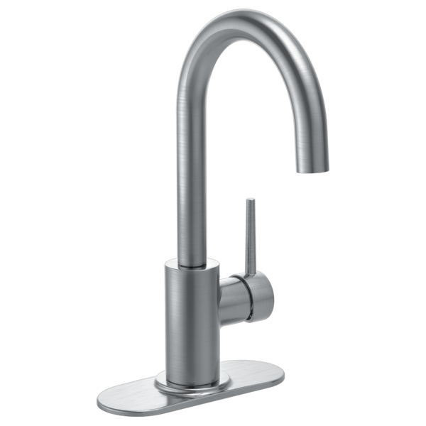 Delta RP77702CZ Escutcheon & Gasket - Transitional / Contemporary Bar, Arctic Stainless