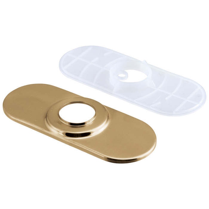 Delta RP77702CZ Escutcheon & Gasket - Transitional / Contemporary Bar, Champagne Bronze