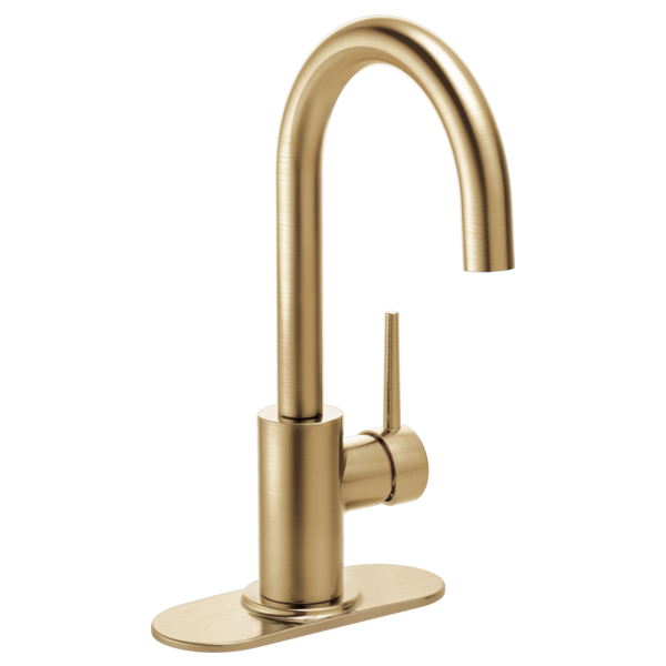 Delta RP77702CZ Escutcheon & Gasket - Transitional / Contemporary Bar, Champagne Bronze