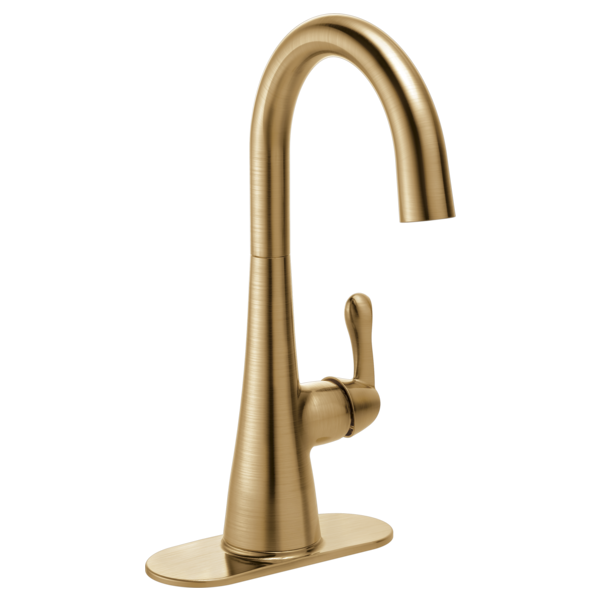 Delta RP77702CZ Escutcheon & Gasket - Transitional / Contemporary Bar, Champagne Bronze
