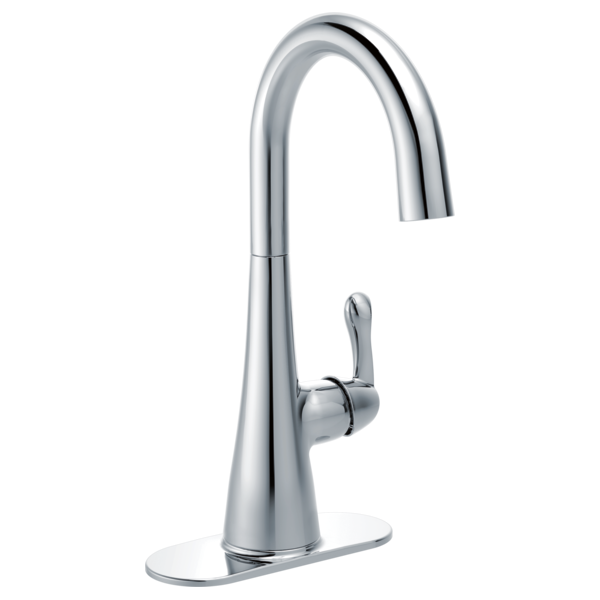 Delta RP77702CZ Escutcheon & Gasket - Transitional / Contemporary Bar, Chrome