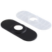 Delta RP77702CZ Escutcheon & Gasket - Transitional / Contemporary Bar, Matte Black
