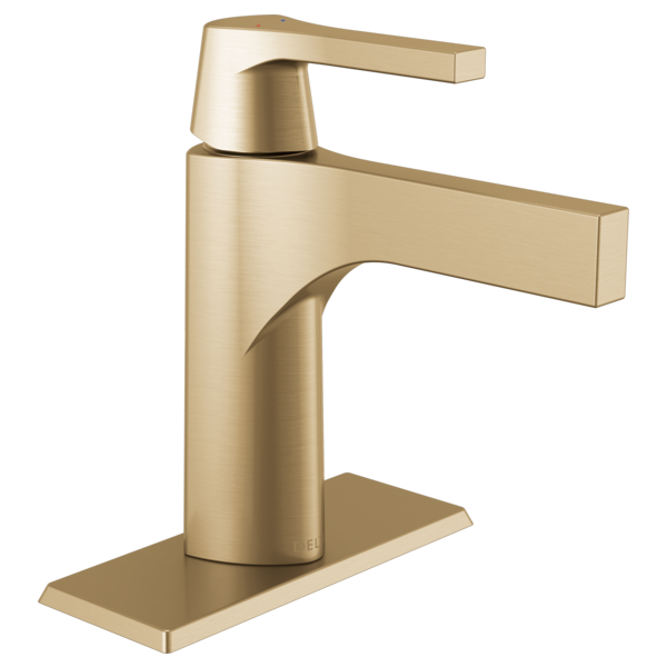Delta Zura RP84822CZ Escutcheon - 3 Hole - 1H Bathroom, Champagne Bronze