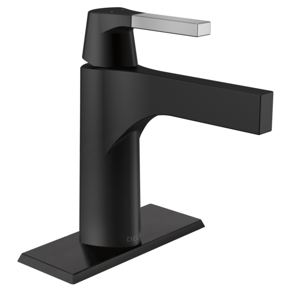 Delta Zura RP84822CZ Escutcheon - 3 Hole - 1H Bathroom, Matte Black