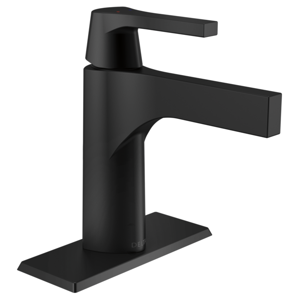 Delta Zura RP84822CZ Escutcheon - 3 Hole - 1H Bathroom, Matte Black