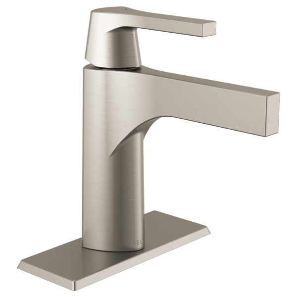 Delta Zura RP84822CZ Escutcheon - 3 Hole - 1H Bathroom, Stainless Steel