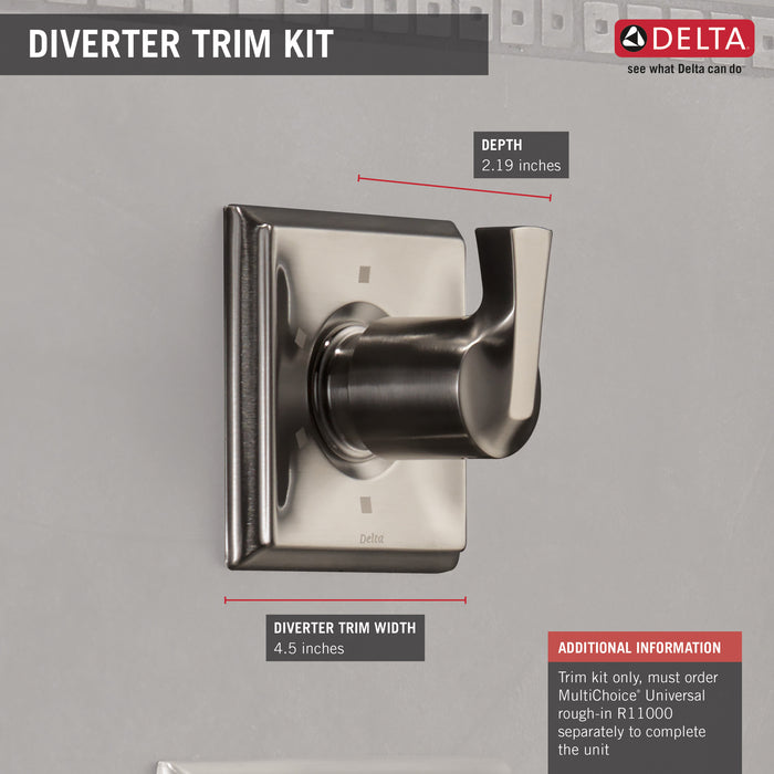 Delta Dryden:T11851 3-Setting 2-Port Diverter Trim
