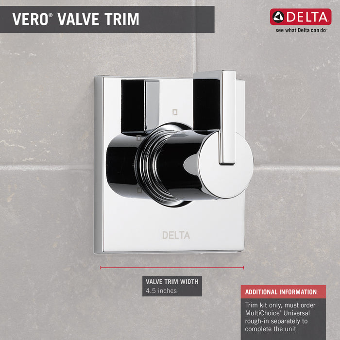 Delta Vero:T11853 3-Setting 2-Port Diverter Trim
