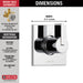 Delta Vero:T11853 3-Setting 2-Port Diverter Trim